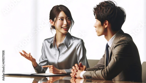 Obraz business people looking