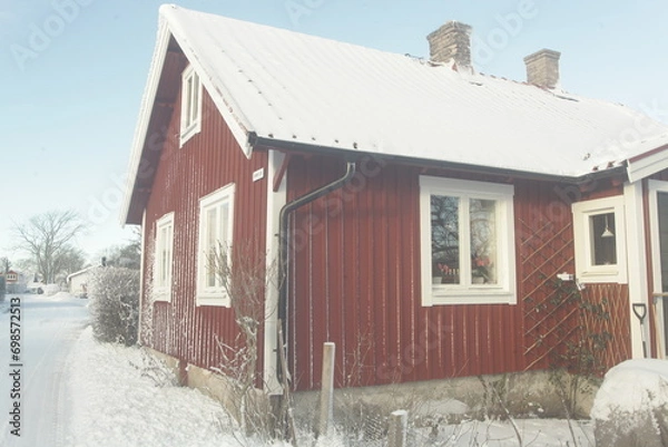 Obraz house in the snow