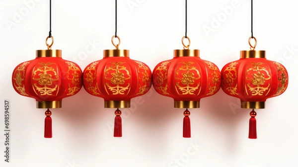 Fototapeta red lanterns