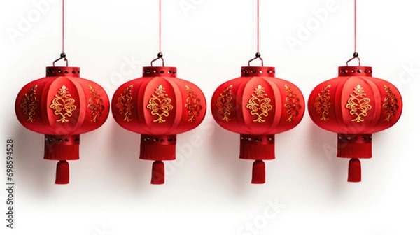 Fototapeta red lanterns