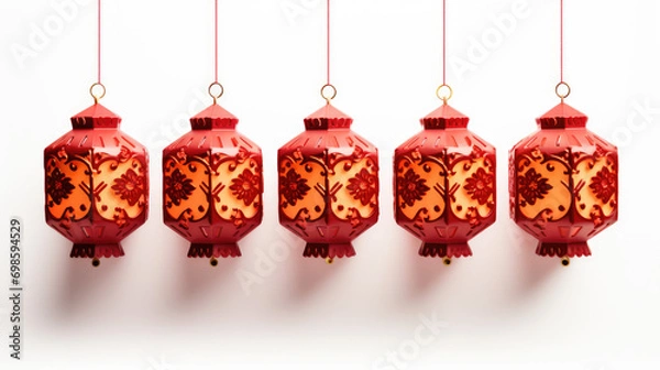 Obraz red lanterns