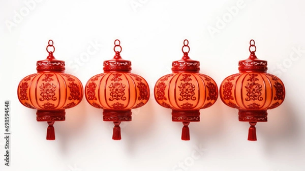Fototapeta red lanterns