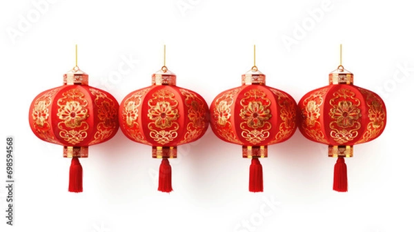 Fototapeta red lanterns