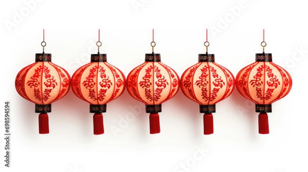 Fototapeta red lanterns