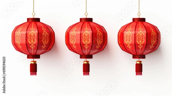 Fototapeta red lanterns