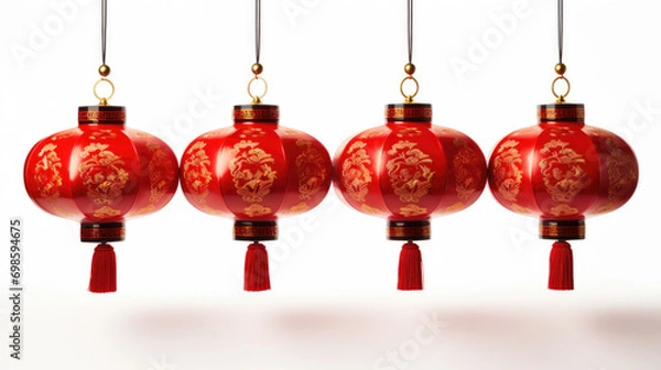 Fototapeta red lanterns