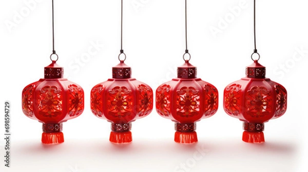 Fototapeta red lanterns