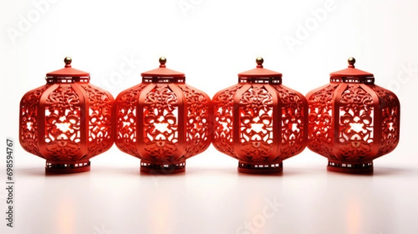 Fototapeta red lanterns