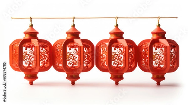 Fototapeta red lanterns