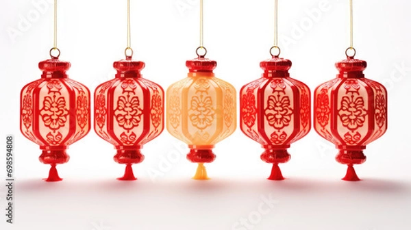 Fototapeta red lanterns