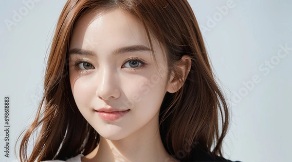 Obraz 美しい女性　美容　モデル｜Generative AI