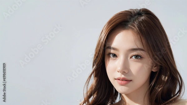 Obraz 美しい女性　美容　モデル｜Generative AI