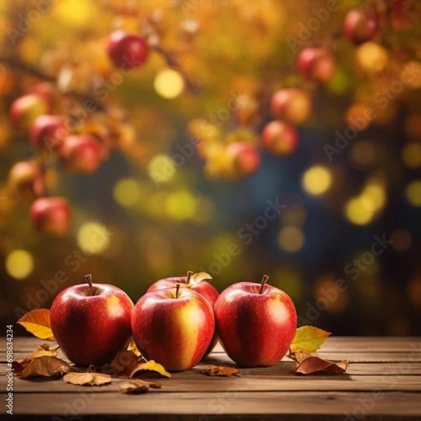 Obraz apples on the background