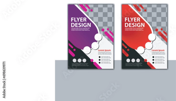 Obraz card designbusiness, vector, flyer, concept, brochure, illustration, design