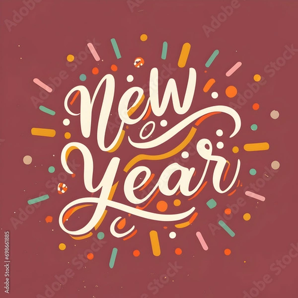 Fototapeta Pop the bubbly, 2024's calling!  
Let's rewrite the rules.