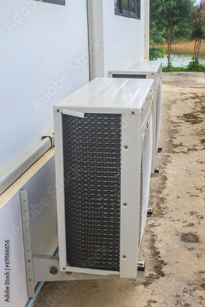 Fototapeta Compressor of air condition