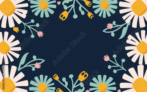 Fototapeta Valentine's day, women's day, spring abstract background poster with copy space. Good for postcards, email header, wallpaper, banner, events, covers, advertising, and more.