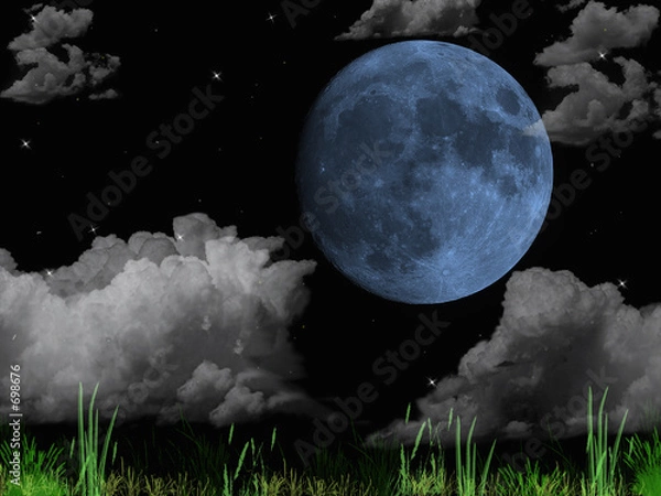 Obraz blue moon
