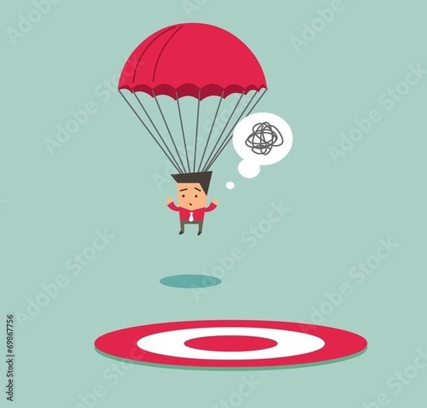 Fototapeta Off target from the point