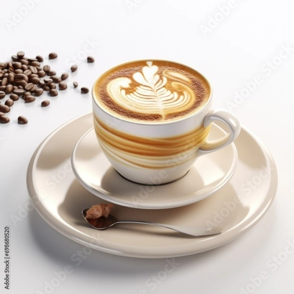 Obraz 3D coffee cafe restaurant