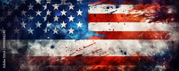 Obraz country flag grunge