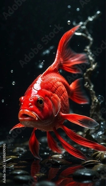 Obraz Red fish in water