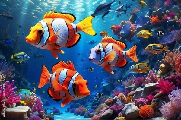 Obraz Fish in aquarium