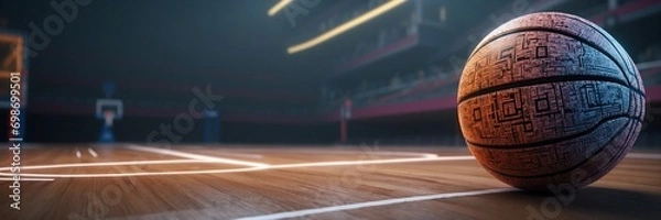 Obraz Basketball ball in the basket