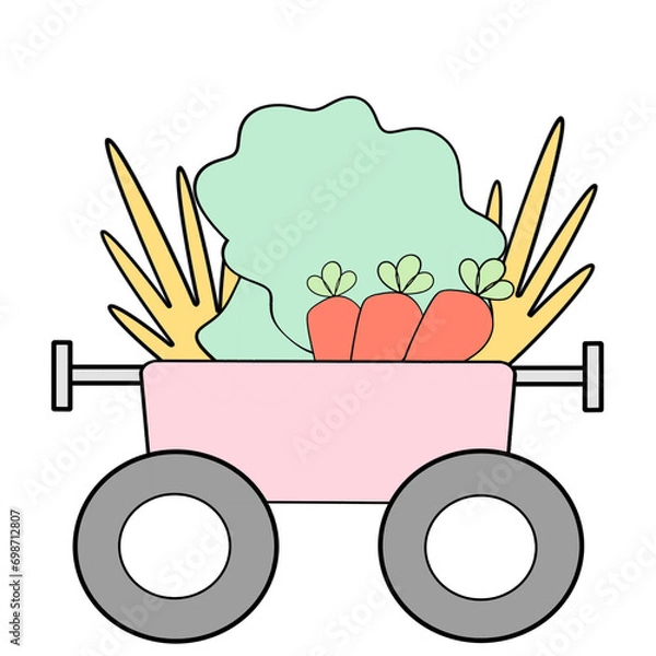 Obraz trailer with vegetables