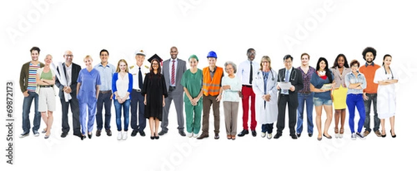 Obraz Group of Multiethnic Occupation People