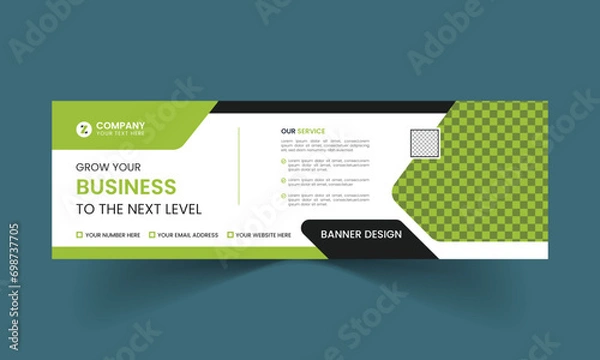 Fototapeta Banner design for website and social media etc. Ads banner for sales, promotion and marketing.