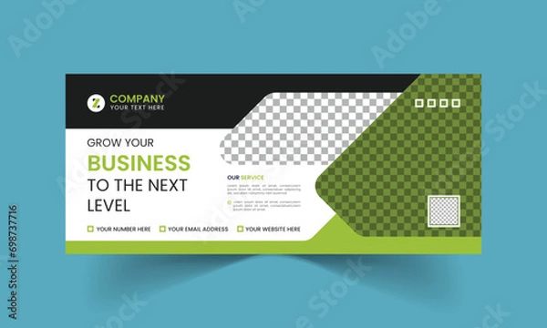 Fototapeta Banner design for website and social media etc. Ads banner for sales, promotion and marketing.