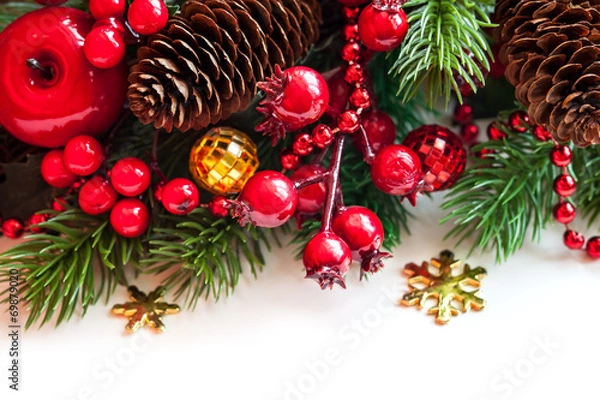 Fototapeta Christmas decorations