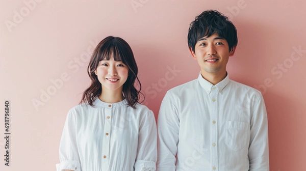 Obraz 幸せそうなカップル　男女