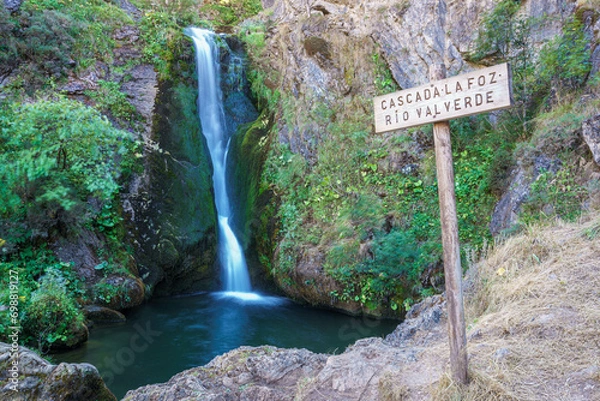 Obraz Cascada de la foz Babia y luna