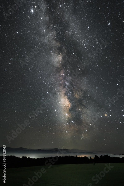 Obraz 熊本-【清和高原天文台ら見た天の川】