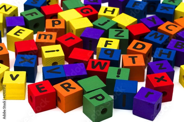 Fototapeta Alphabet Blocks