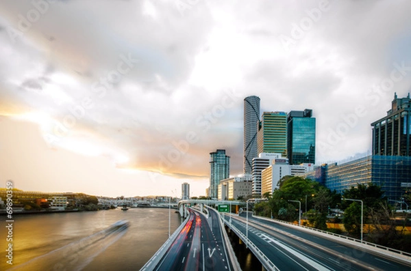 Obraz Brisbane - ruchliwe miasto