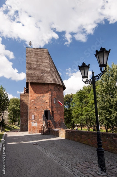 Obraz Tower of witches. Old jail in Slupsk