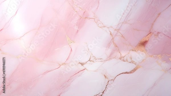 Fototapeta Pink marble texture background pattern, Pink and gold colours. Liquid marble pattern.
