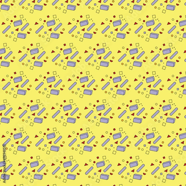 Fototapeta Illustration Pattern designs shapes and designs vector