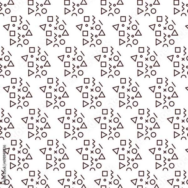 Fototapeta Illustration Pattern designs shapes and designs vector