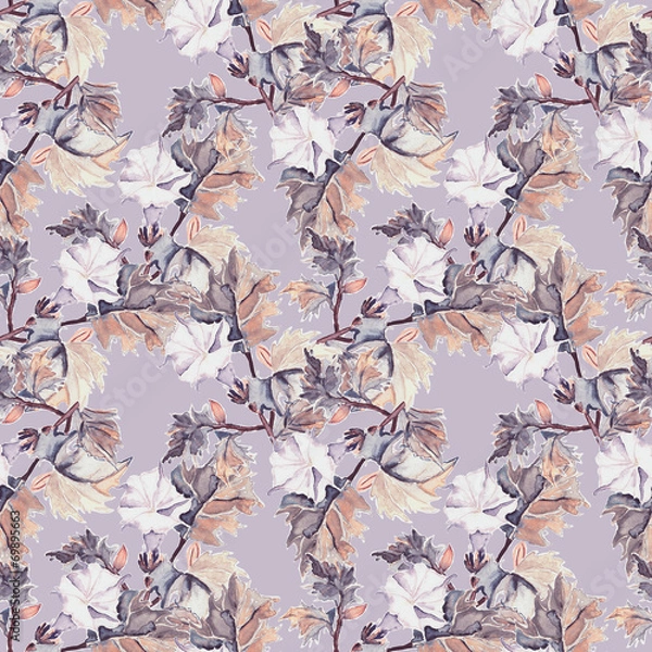 Obraz Datura seamless pattern