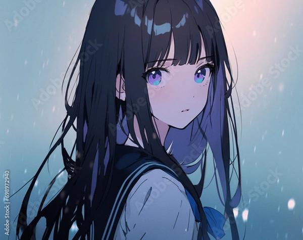 Obraz 美人　女子高生