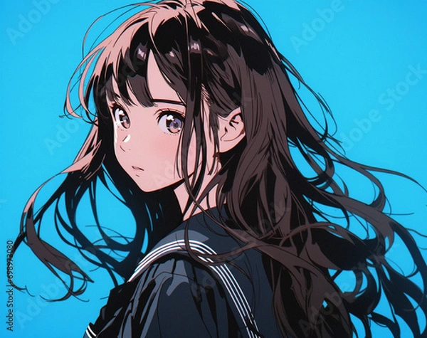 Obraz 美人　女子高生