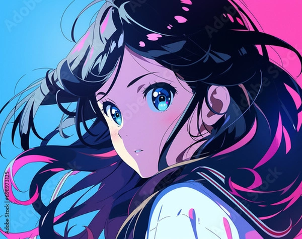 Obraz 美人　女子高生