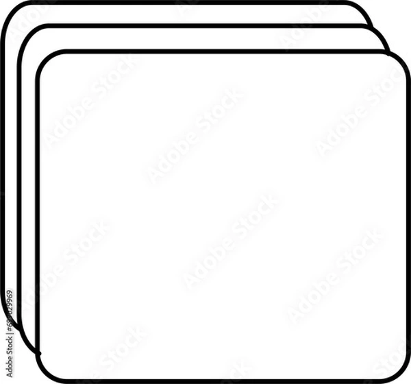 Fototapeta Minimalist Rectangle shape. simple geometrical element