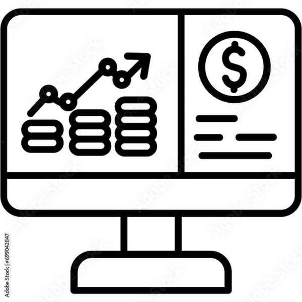 Obraz Stock Market Icon