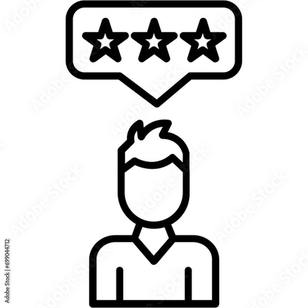 Fototapeta Rating Icon