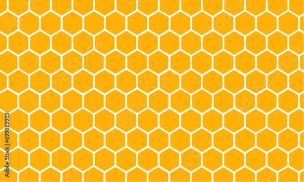 Obraz seamless pattern with honeycomb